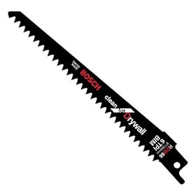 Bosch RDW66 6-Inch 6-TPI Drywall Cutting Reciprocating Saw Blades (5 Pack) by Bosch
