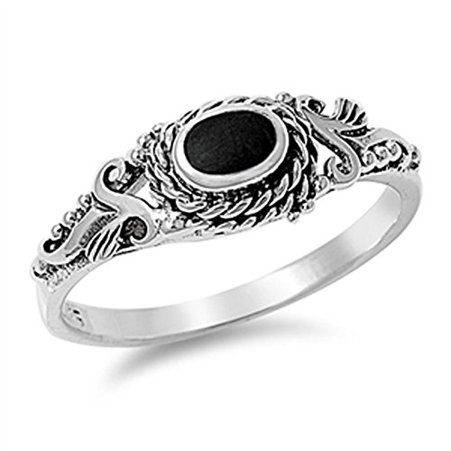 Sterling Silver Ring - .925 Solid Silver Jewelry, Choose Your Color