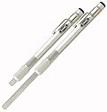 Commando Diamond Knife, Fishhook and Utility Sharpener with Retractable Medium Grit Diamond Stone in Attractive Clear Anodized Handle for Fishing, Hunting, Home or Industrial Applications