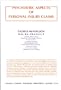 Psychiatric Aspects of Personal Injury Claims (American Series in Behavioral Science and Law)
