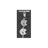 University of North Carolina NC 5/16 7 Bracelet (Silver)