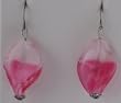 Pink Twist Earrings