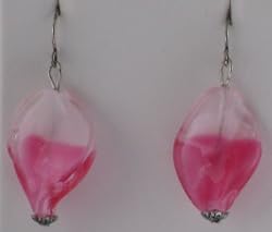 Pink Twist Earrings