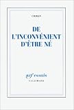 De l'inconv�nient d'�tre n�