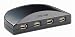 Saitek USB Hub HUB USB 4P 4xUSB 1xUSB schwarz