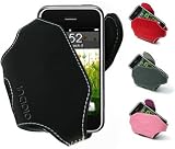 iPhone Hipster Leather Carrying Case Pouch with Belt-Clip - 4 Color Options