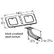 Figure-8 Stainless Steel Burner L-Shaped Venturi