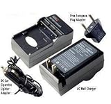 Replacement Battery Charger Kit for Sony DSC-HX1 Alpha A230 A230L A230Y A33 ....