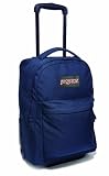 JanSport Wheeled Superbreak Classics Series Wheeled Daypack (Navy)