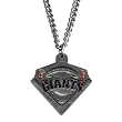 San Francisco Giants Chain Necklace & Enameled Pewter Pendant - MLB Baseball Fan Shop Sports Team Merchandise