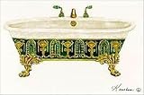 Bath Display 14 Art Poster Print by Consuelo Gamboa, 11x9