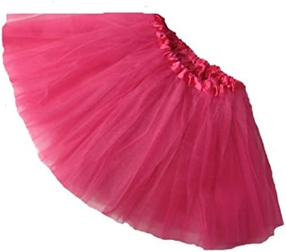 Southern Wrag Company USA . Girls . Valentines Day Tutu . Waist 16-32 Length 11 (HOT PINK)