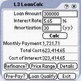 L3 Loan Calculator downloadable Software
