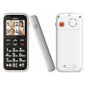 Fonerange Big Button Easy to use Senior / Sim-Free / Unlocked / Torch function / Mobile Phone / SOS button and large easy to read display White with FREE Desktop also in White for easy Charging. The ultimate Senior Mobile Phone