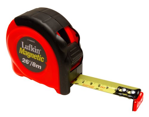 Crescent Lufkin 1" x 8m/26' 700 Series Magnetic SAE/Metric Yellow CladTape Measure - L748MAG
