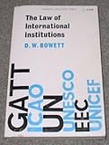 The law of international institutions