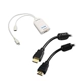 iKross MHL micro-USB to HDMI Adapter with RCP function + 6FT Gold Plated HDMI M/M Cable for Samsung GALAXY S2 / SII I9100,Galaxy Note N7000, Galaxy Nexus / i9250,HTC Sensation 4G, EVO 3D ,EVO View 4G ,FLYER: samsung galaxy note 3d case