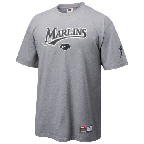 Nike Florida Marlins Ash 2008 Practice T-shirt