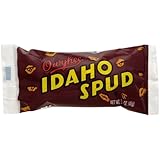 Box of Famous Idaho Spud Chocolate Candy Bars - Full Size Bar, Bulk, Specialty Candy Boxes, Soft Marshmallo Center Drenched with a Dark Chocolate Coating Sprinkled with Coconut