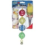 JW Pet Company Activitoy Lattice Chain Small Bird Toy, Colors Vary