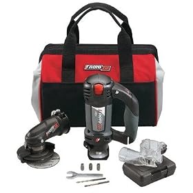 RotoZip RZ05-2400 Spiral Saw System with 2 XBITS, Bit Case, ZipMate, Metal and Masonry Zip Wheels Vac Adapter in a Soft Tool Bag
