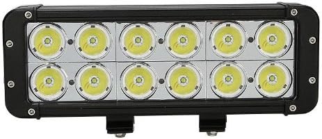 11" 120W Cree Led Light Bar 10200lm Spot 12X10W 24V 12V Truck SUV Van Camper Wagon Car Pickup Off-road Dual Row Spot Beam 8 Degree Driving Work Light Waterproof 67 Degree