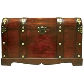 AR Home D�cor Traditional Subwoofer Trunk with Brass Accents by Acoustic Research