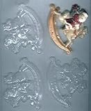 Santa On Rocking Horse Candy Molds