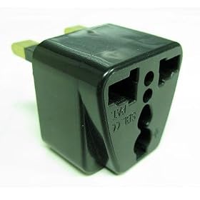 US/EU/AU To UK Travel AC Power Plug Adapter/Converter