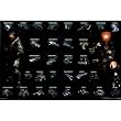 Halo 3 Full Chart, Humanity & Covanant Video Game Poster Print - 24x36