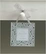 "Our Wedding Day" Glass Picture Photo Frame Christmas Ornament #47528