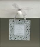 Our Wedding Day Glass Picture Photo Frame Christmas Ornament #47528