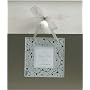 "Our Wedding Day" Glass Picture Photo Frame Christmas Ornament #47528