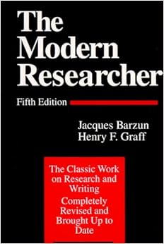 The Modern Researcher: Jacques Barzun, Hen