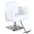 "Doris" White Reclining Euro Styling Chair