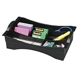 Rubbermaid Multi-Compartment Hanging Desk Drwr Organizer, Plastic, BLK