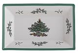 Spode Christmas Tree Rectangular Tray, Large