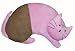 Catnip Burlap Crinkle Cushion-Pink