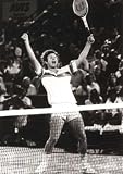 John McEnroe - Tennis King of Drama, Art Poster by Carol Newsom