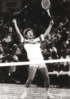 John McEnroe - Tennis King of Drama, Art Poster by Carol Newsom