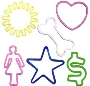 Silly Bandz Fun Shapes - 48 Pack