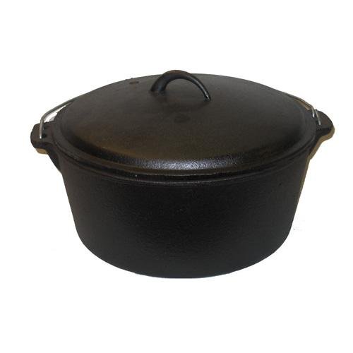 Cajun Cookware Seasoned Cast Iron Dutch Oven 9 Qt.