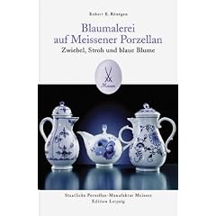 Zwiebel, Stroh und blaue Blume: Blaumalerei auf Meissener Porzellan