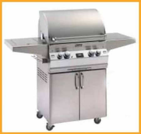 A430S-2E1x-61 Aurora A430s Cabinet Freestanding Gas Grill Infrared Backburners Rotisserie Kit Fol