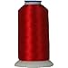 Threadart Polyester Machine Embroidery Thread By the Spool - No. 148 - Christmas Red - 1000M - 40wt - 220 Colors Available