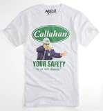 41ECYOQVDgL. SL160  Mustache Brigade Callahan Auto Tee   White X Sml