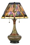 Quoizel Arabian Nights Green Crackle Tiffany Table Lamp