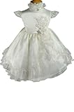 New Ivory Infant Flower Girl Wedding Party Dress Size S to Xl (Sz M)