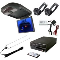 10.4" Flipdown Mobile Video Monitor Package with DVD Player