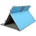 【8.9インチ から 10インチ のタブレットに対応】 ahha 日本正規品 Universal Tablet Case MAX, Lagoon Blue タブレット 汎用 スタンド機能 つき ブックタイプ フリップ ケース, ラグーン・ブルー 【iPad(初代~第4世代), iPad Air, Androidタブレット 対応】 A-TC00A100-UM03